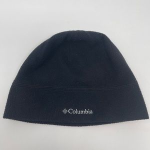 COLUMBIA: Black, Beanie Hat, Omni-Heat, Size: S/M